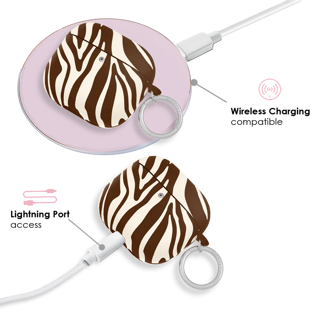 Coco Zebra AirPod Case