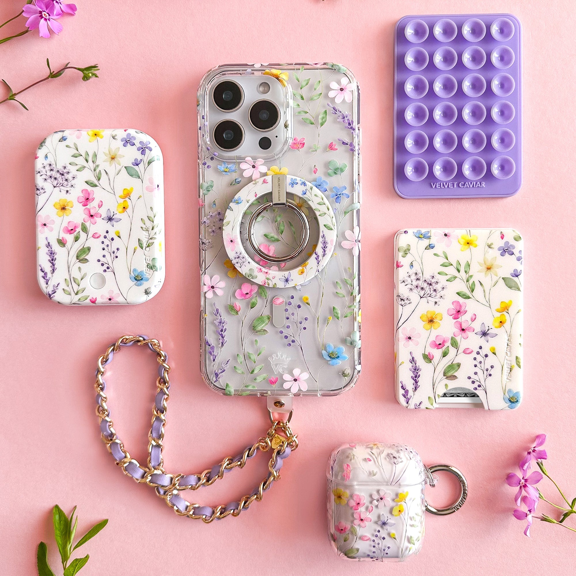 Enchanted Floral MagSafe Battery Power Pack