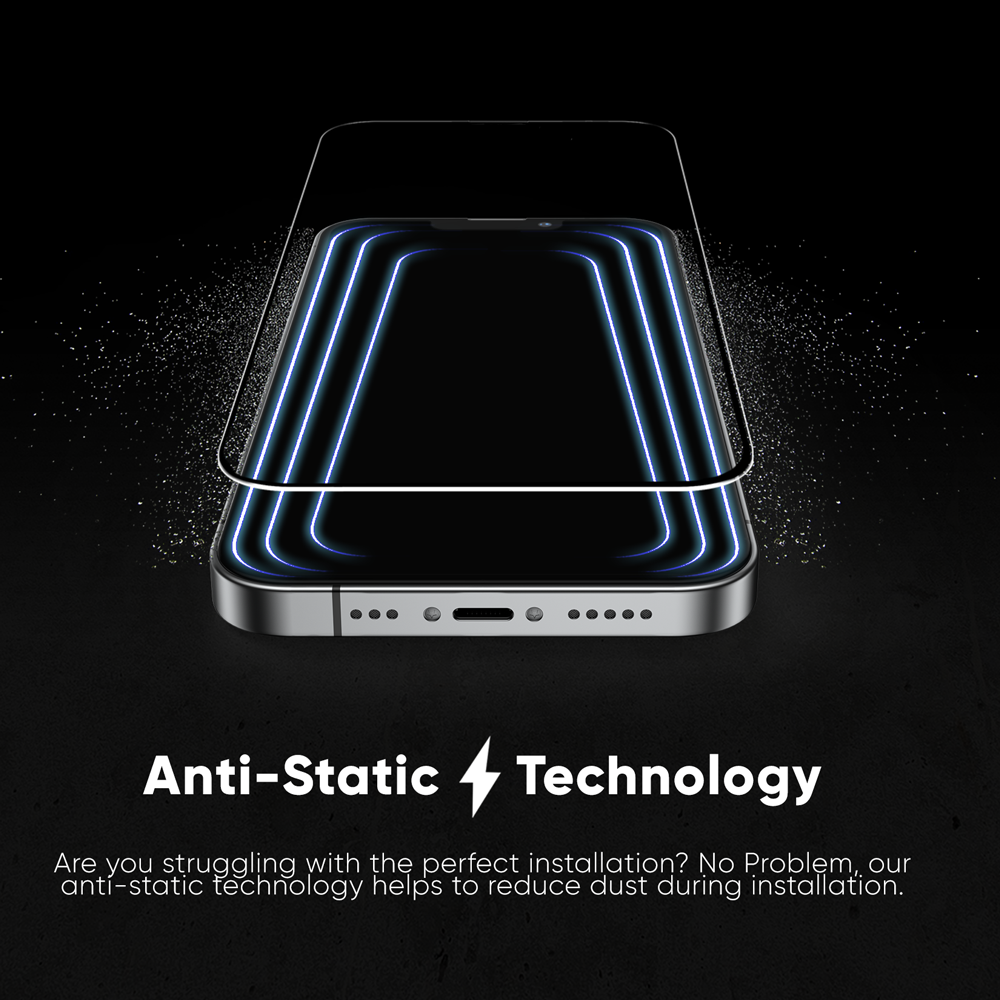 NanoArmour ONETIME PRO Privacy Anti Reflective Infinity Edge – iPhone 16/15/14/13 Series