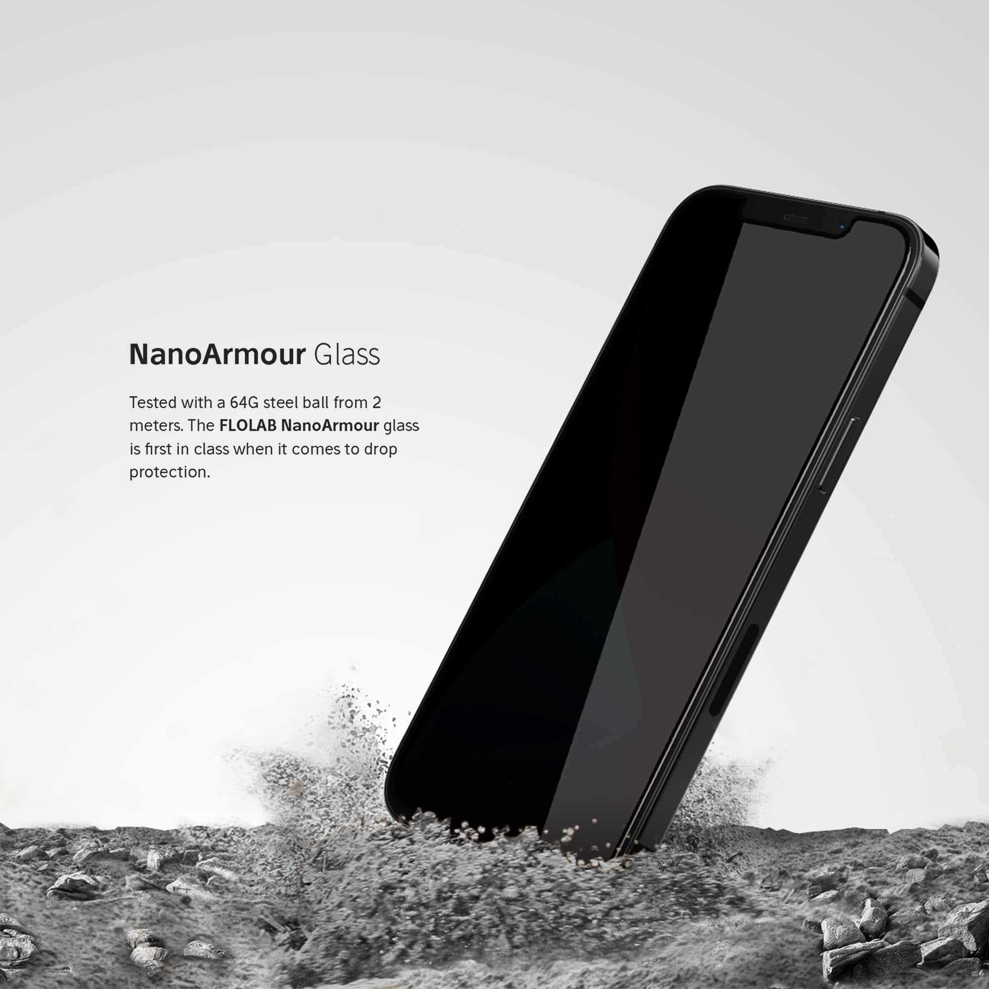 NanoArmour for iPhone 12 mini Privacy Screen Protector