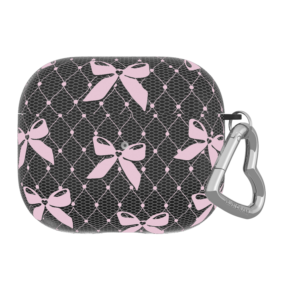 Lacy Pink Bows AirPod Case