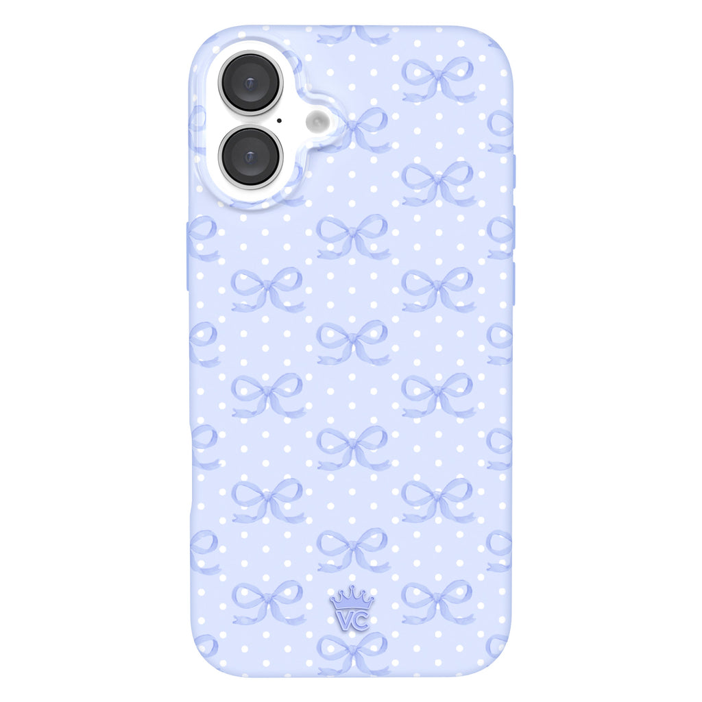 Lovely Blue Bows iPhone Case