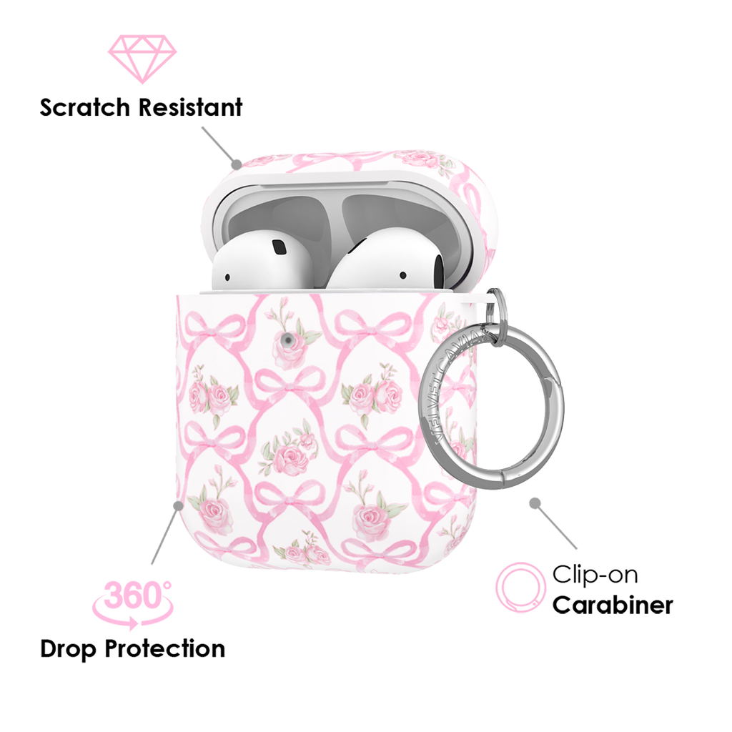 Lovely Pink Bows AirPod Case
