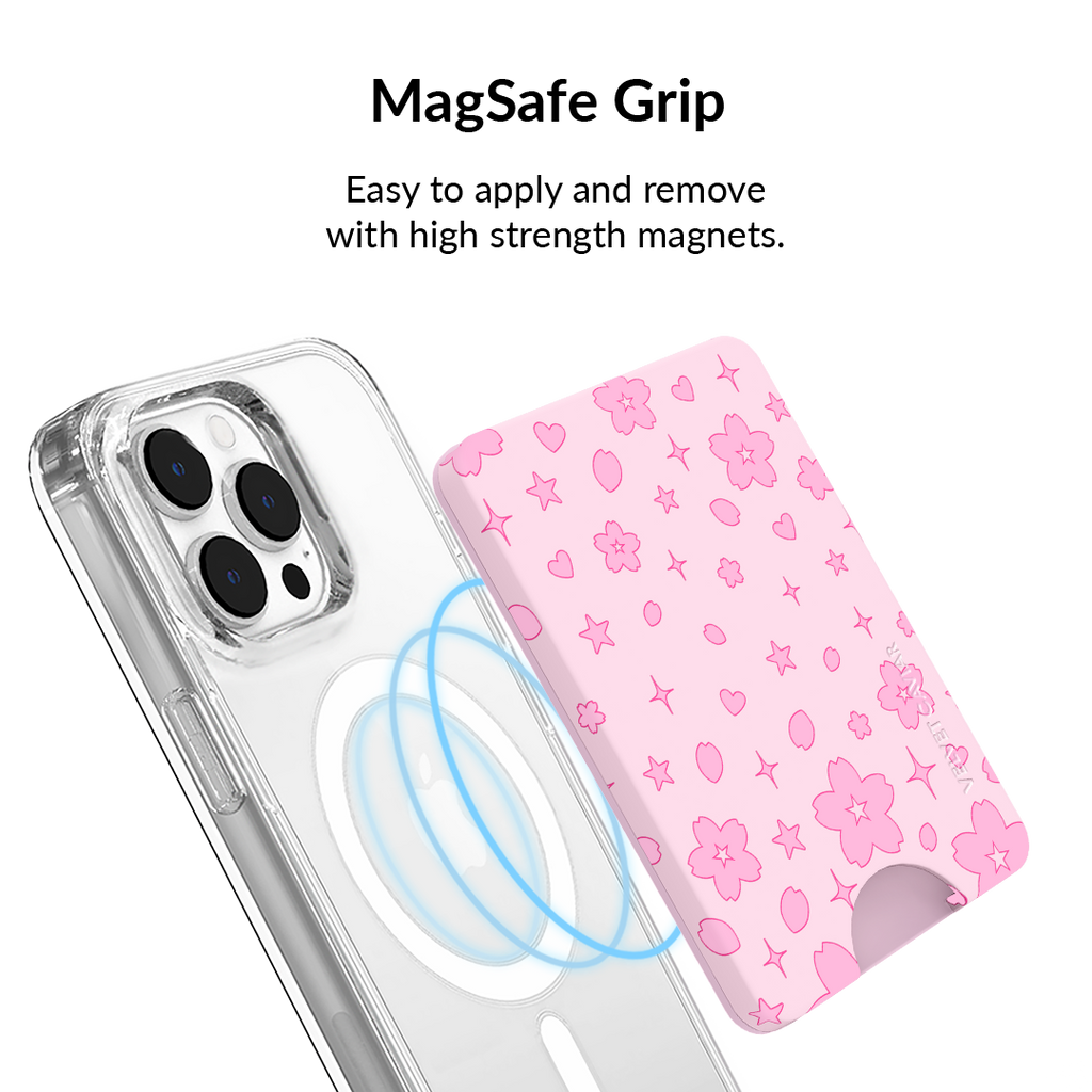 Pink Cherry Blossom MagSafe Wallet