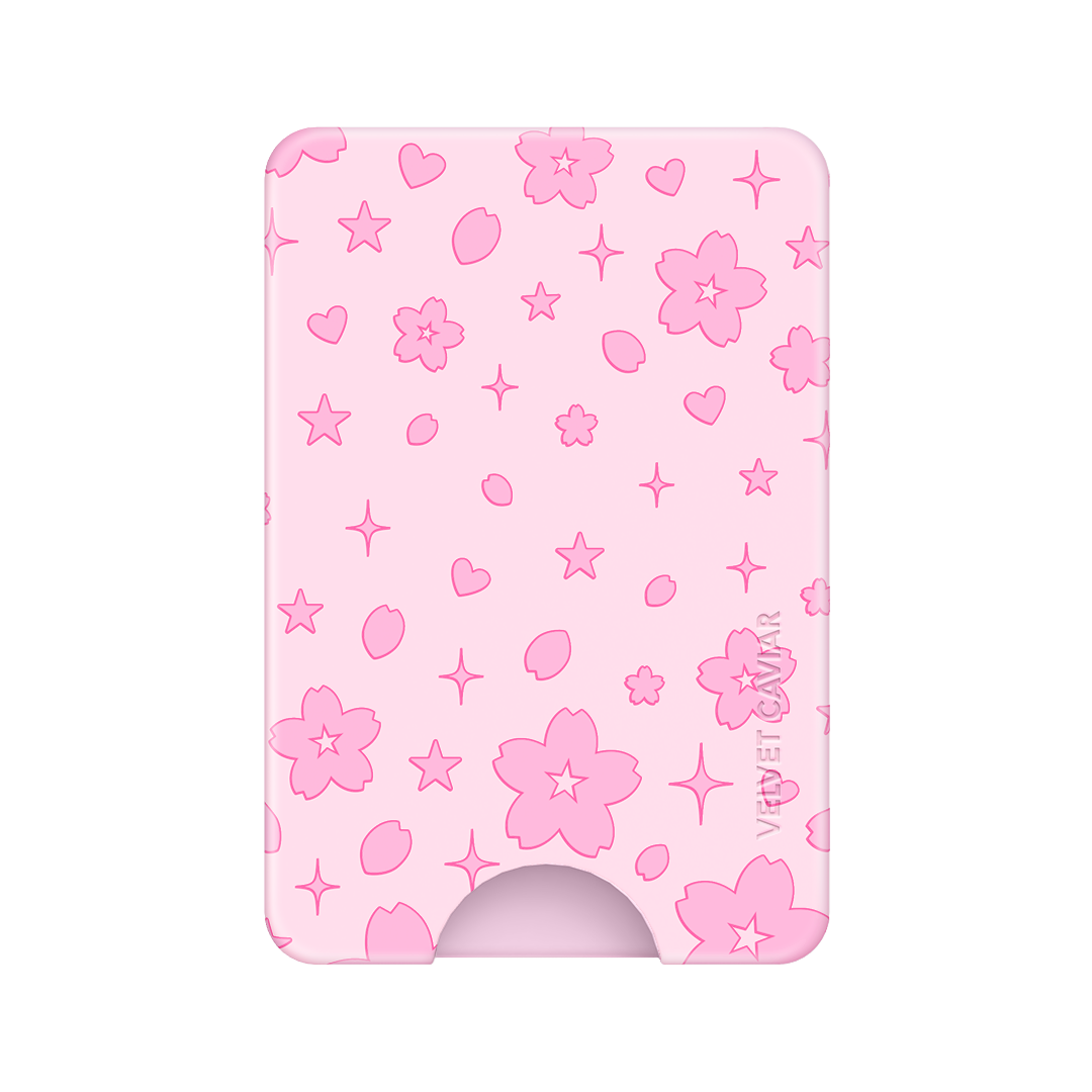 Pink Cherry Blossom MagSafe Wallet