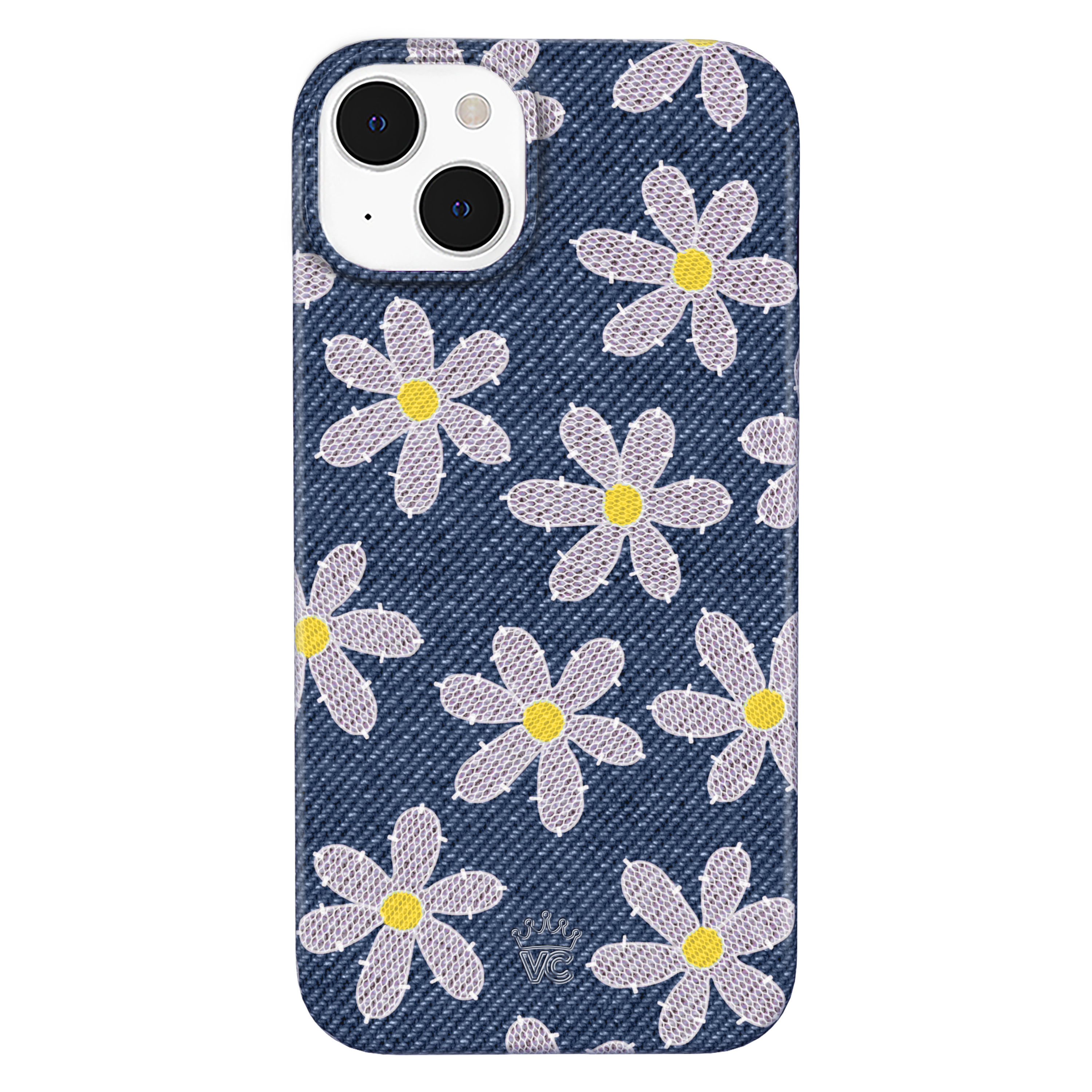 Denim Daisy iPhone Case