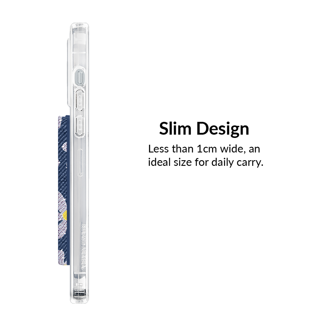 Denim Daisy MagSafe Wallet