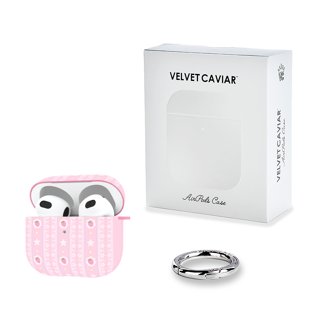 Strawberry Macaron AirPod Case