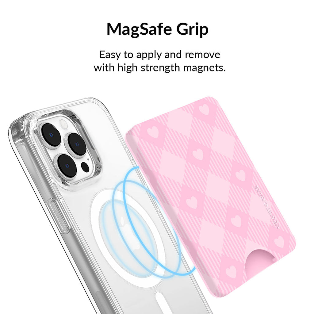 Dolly Pink Gingham MagSafe Wallet