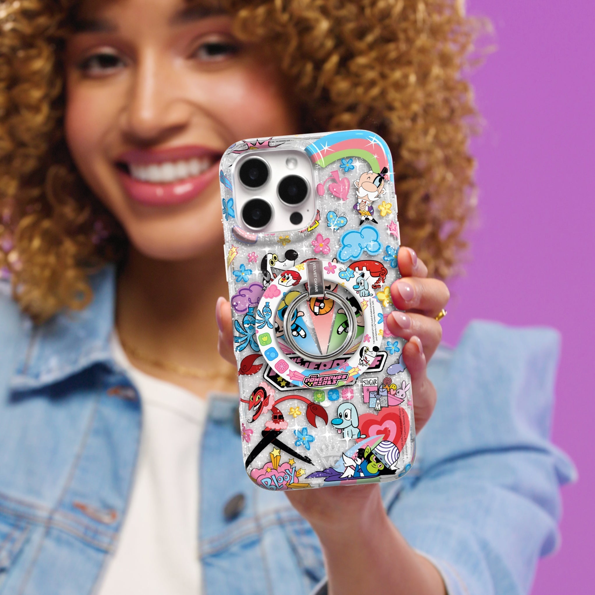 The Powerpuff Girls Girl Power MagSafe Grip Ring
