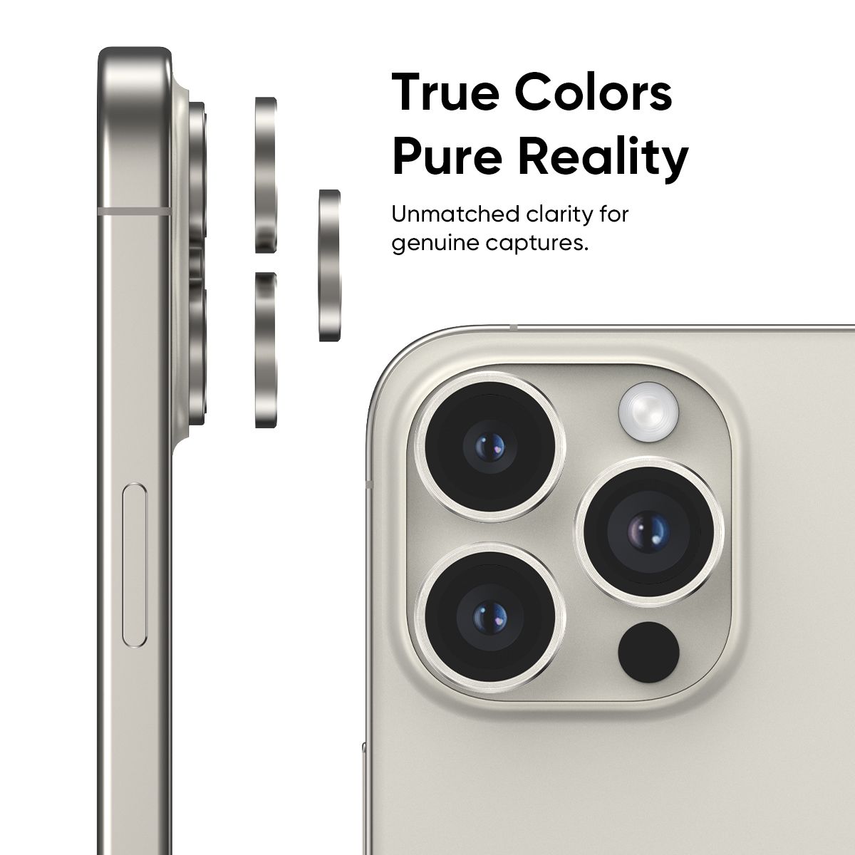 NanoArmour Camera Protector Anti Reflective – iPhone 16 Pro / Pro Max (4 Pro Colors)