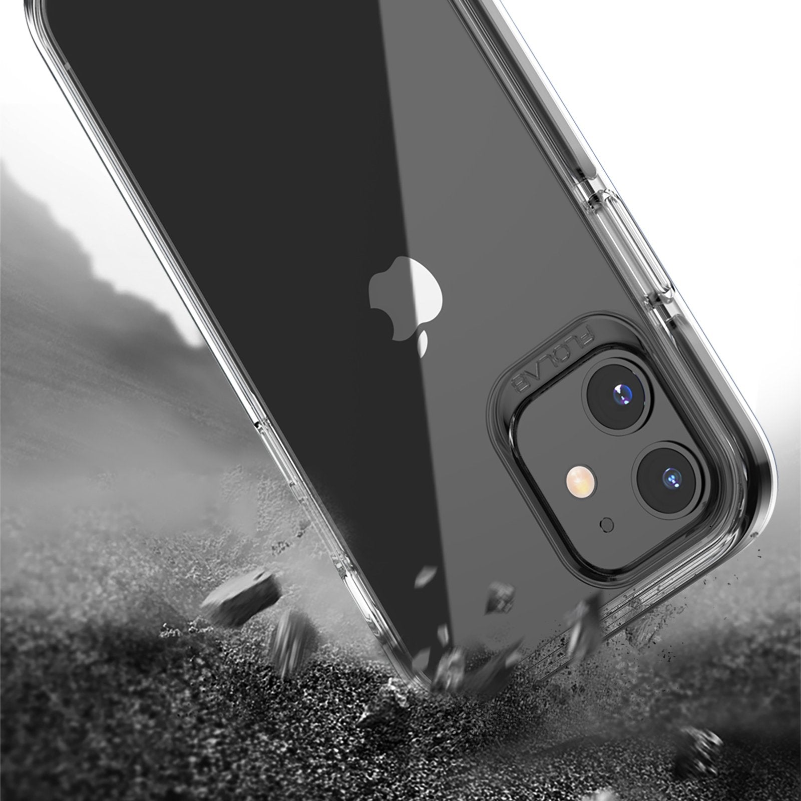 Black Case for iPhone 12 mini TAFFYCA Series
