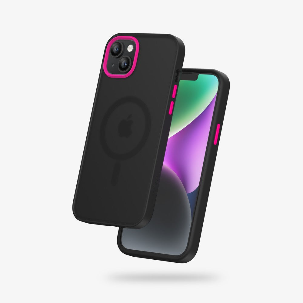 FLOLAB Surtect Tri-Fusion MagSafe Compatible Case – iPhone 14 Series (Stealth Black Frost)