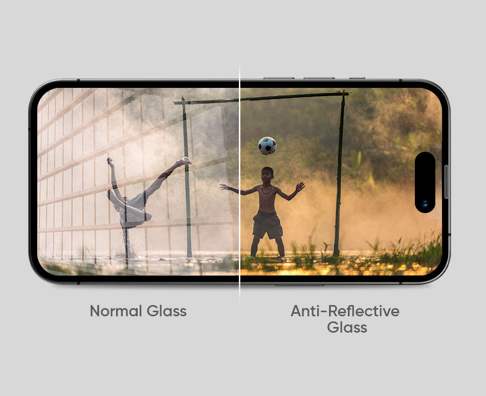 NanoArmour ONETIME PRO Anti Reflective PolarSpectra 3D Infinity Edge – iPhone 17 / 16 / 15 Series