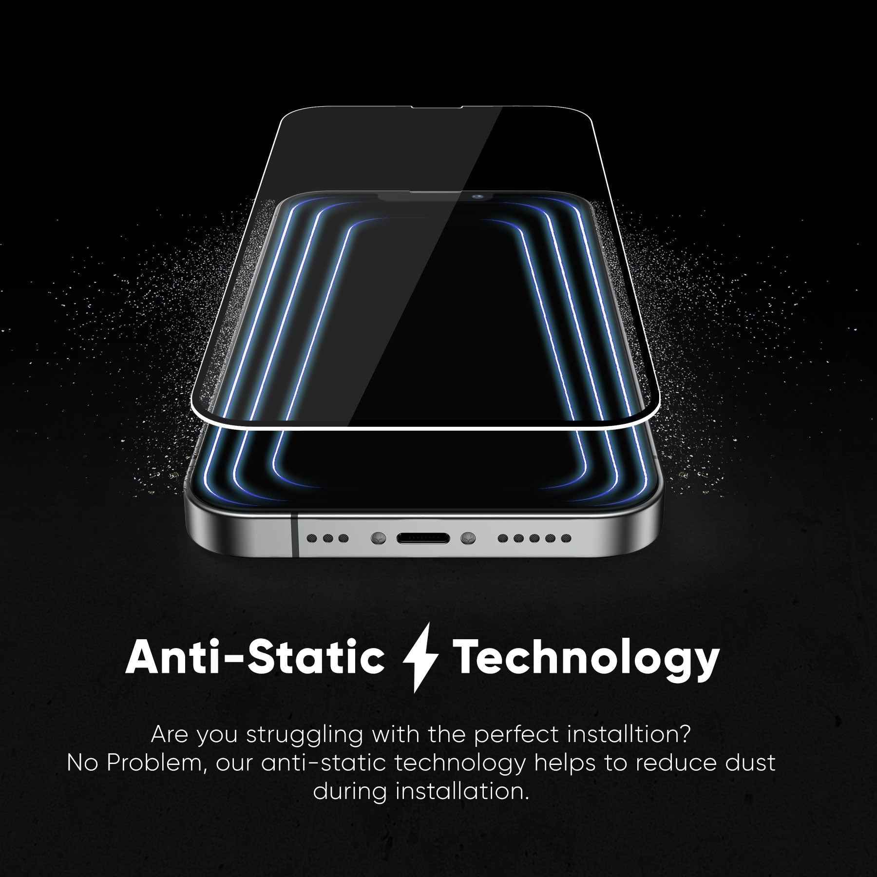 NanoArmour for iPhone 14 Pro Max Anti-Glare Matte Anti-Dust Edge-to-Edge