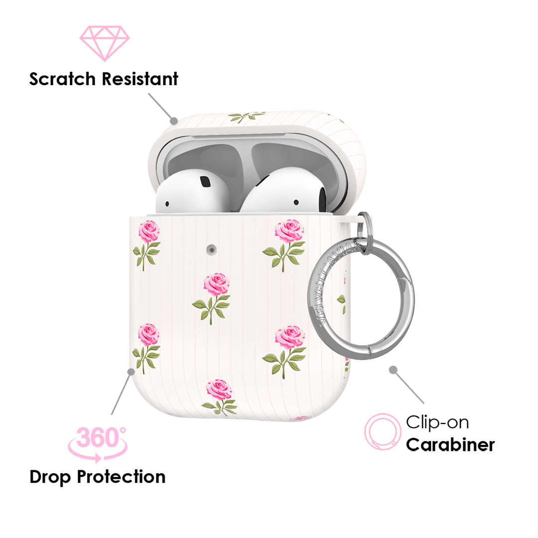 Pink Peony Floral AirPod Case