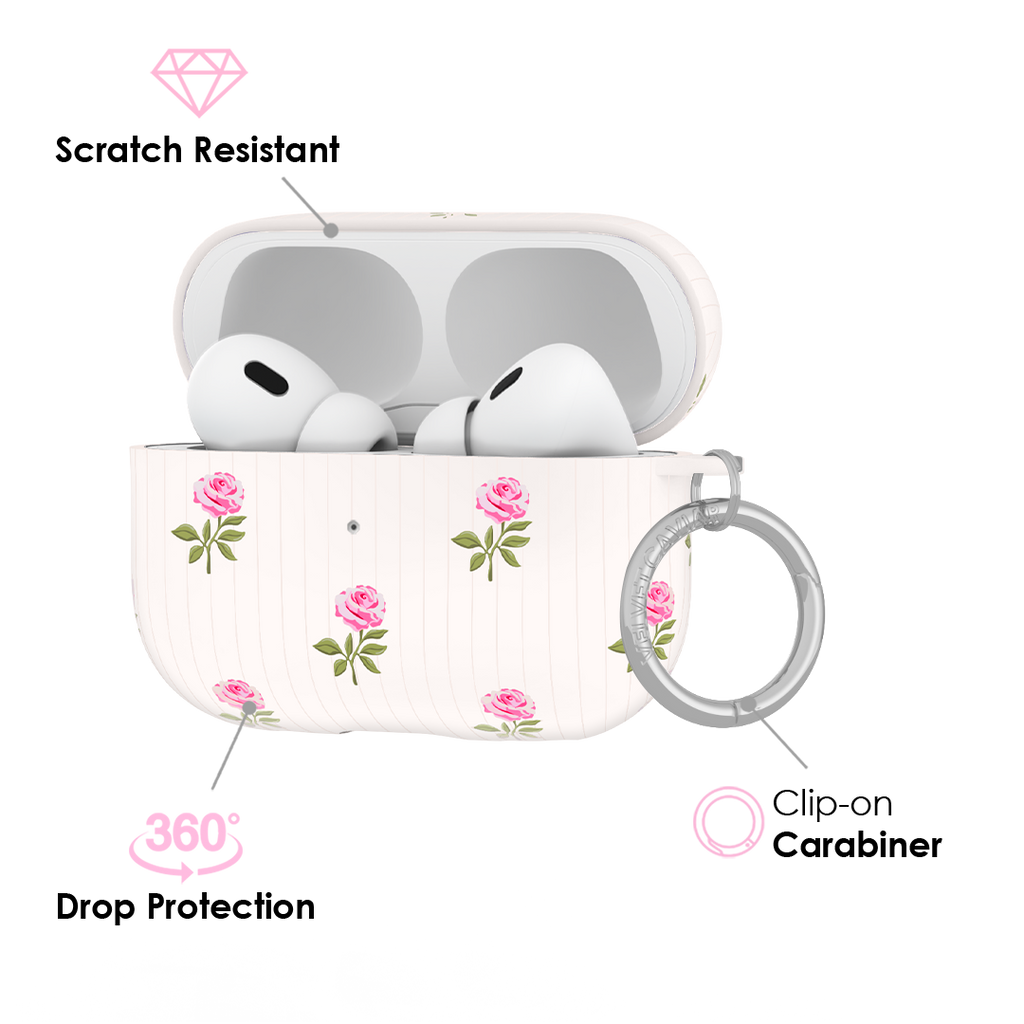 Pink Peony Floral AirPod Case