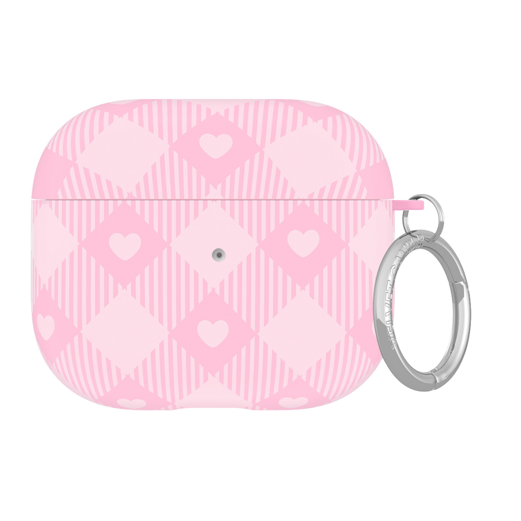 Dolly Pink Gingham AirPod Case