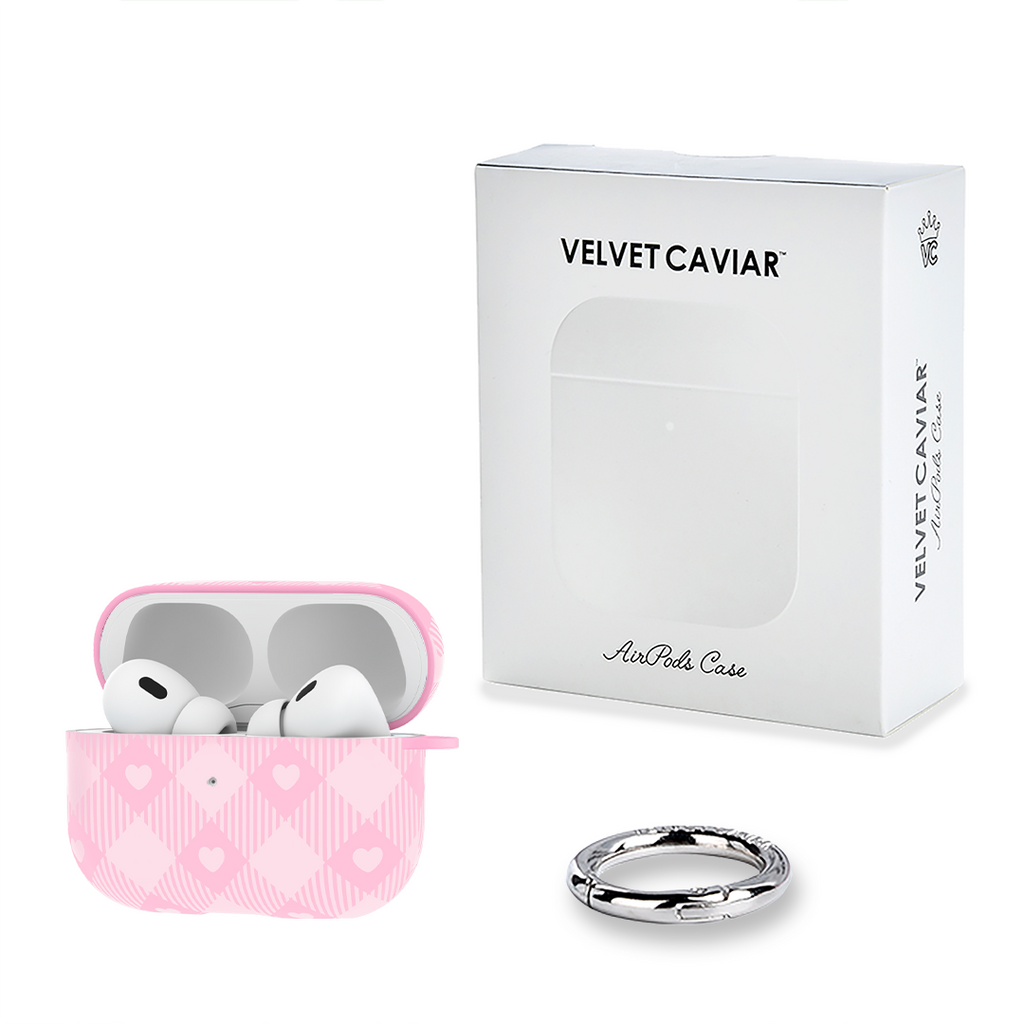 Dolly Pink Gingham AirPod Case