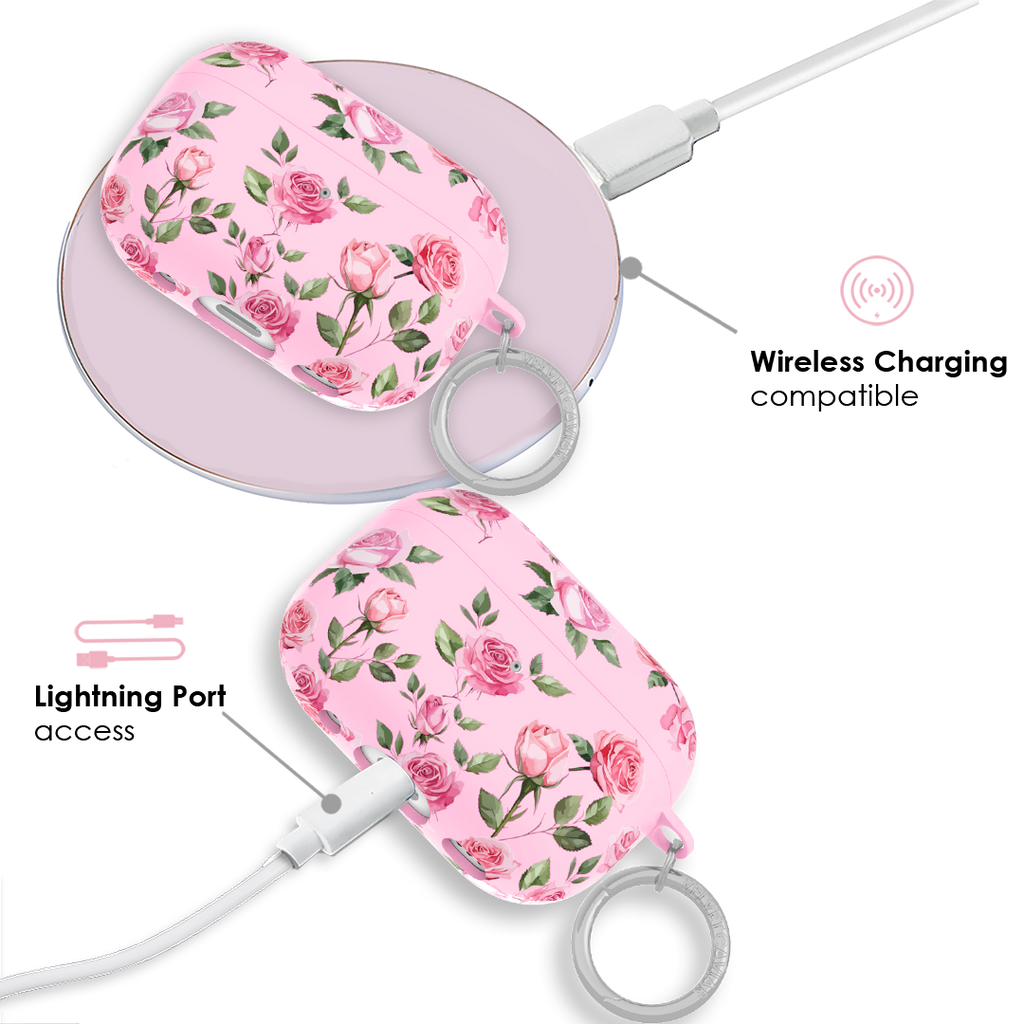 Baby Pink Roses AirPod Case