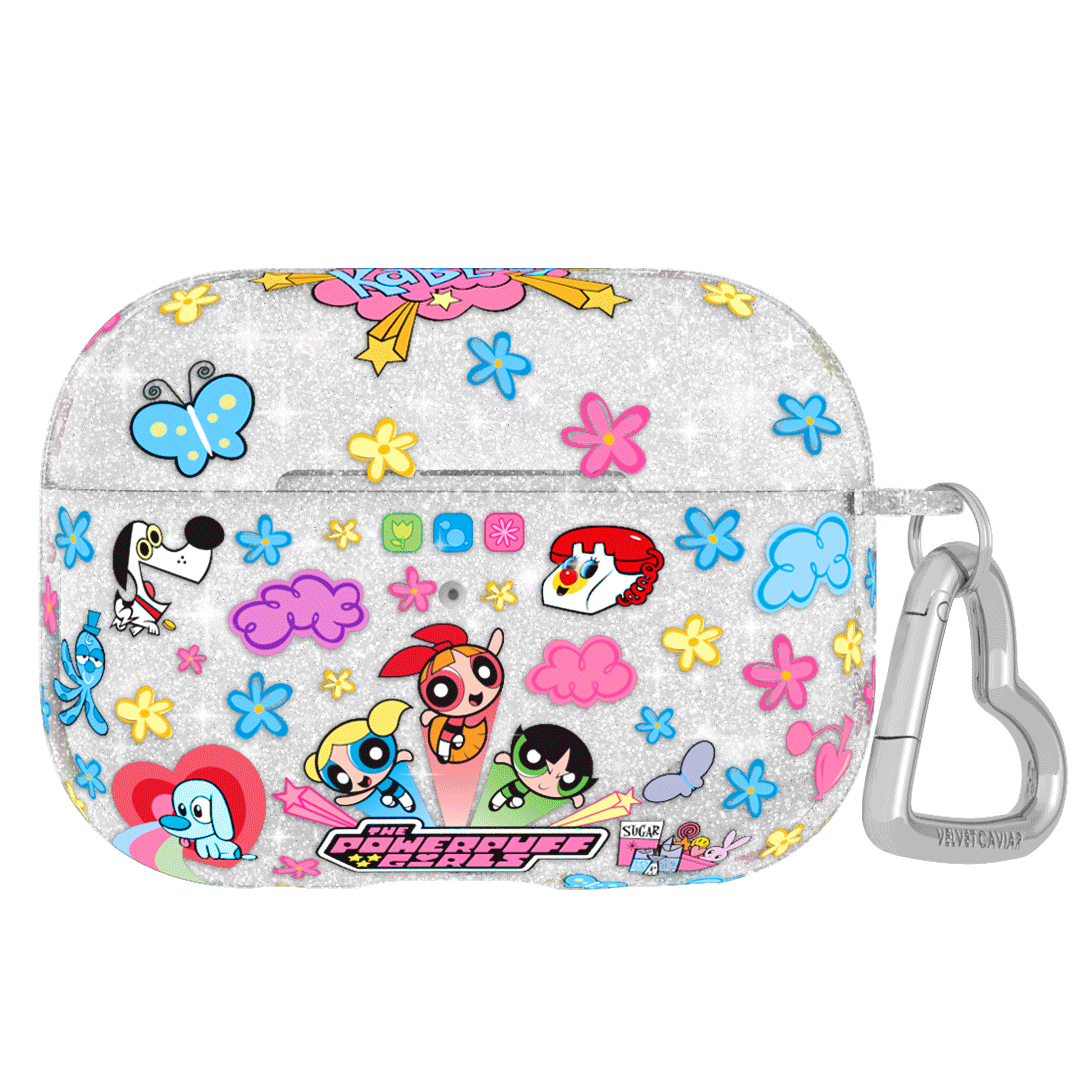 The Powerpuff Girls Girl Power Glitter AirPod Case