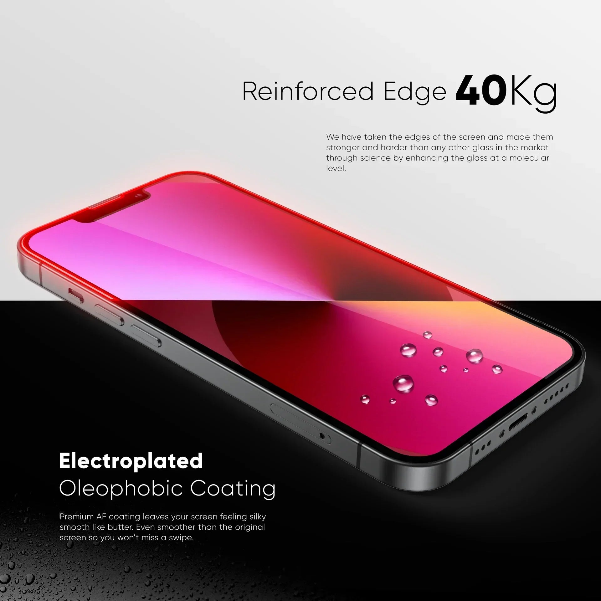NanoArmour ONETIME MAX Blue Light ClearVue 3D Infinity Edge – iPhone 15 Series