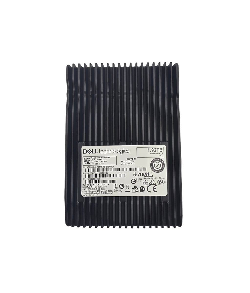 Dell SSD NVMe 2.5" 1.92TB TLC Read intensive U.3