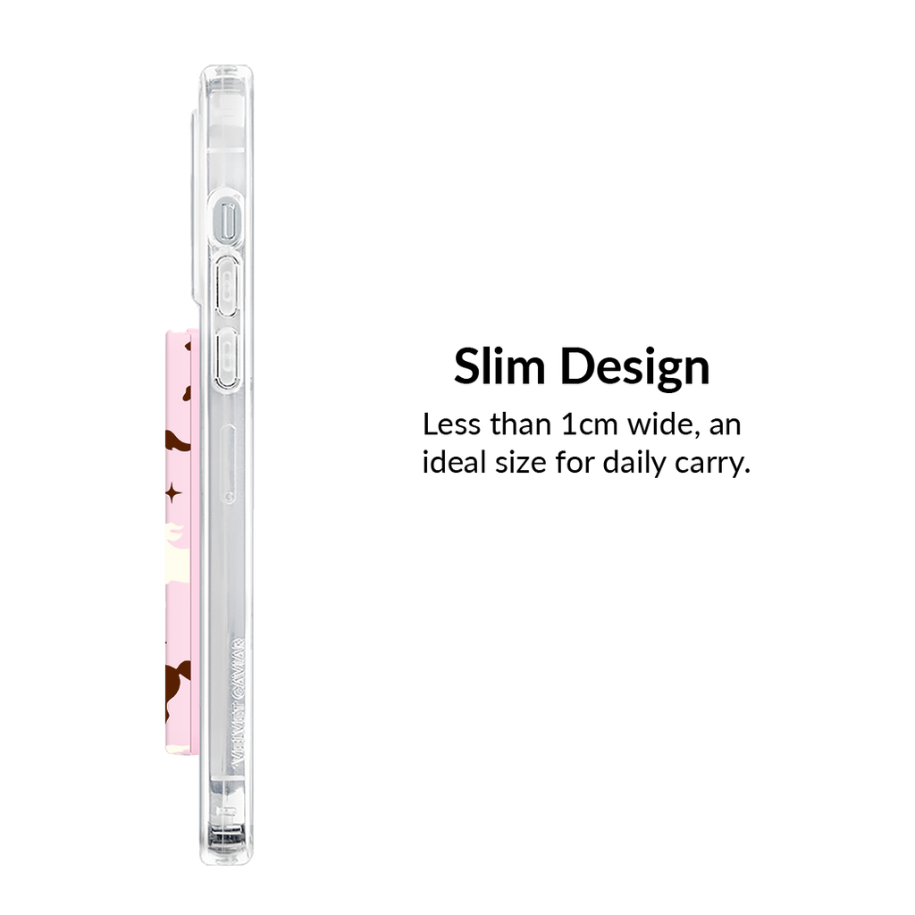 Pink Pony Glitter MagSafe Wallet