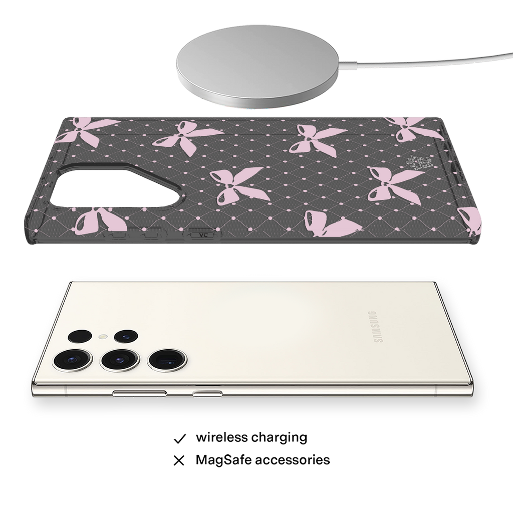 Lacy Pink Bows Samsung Case