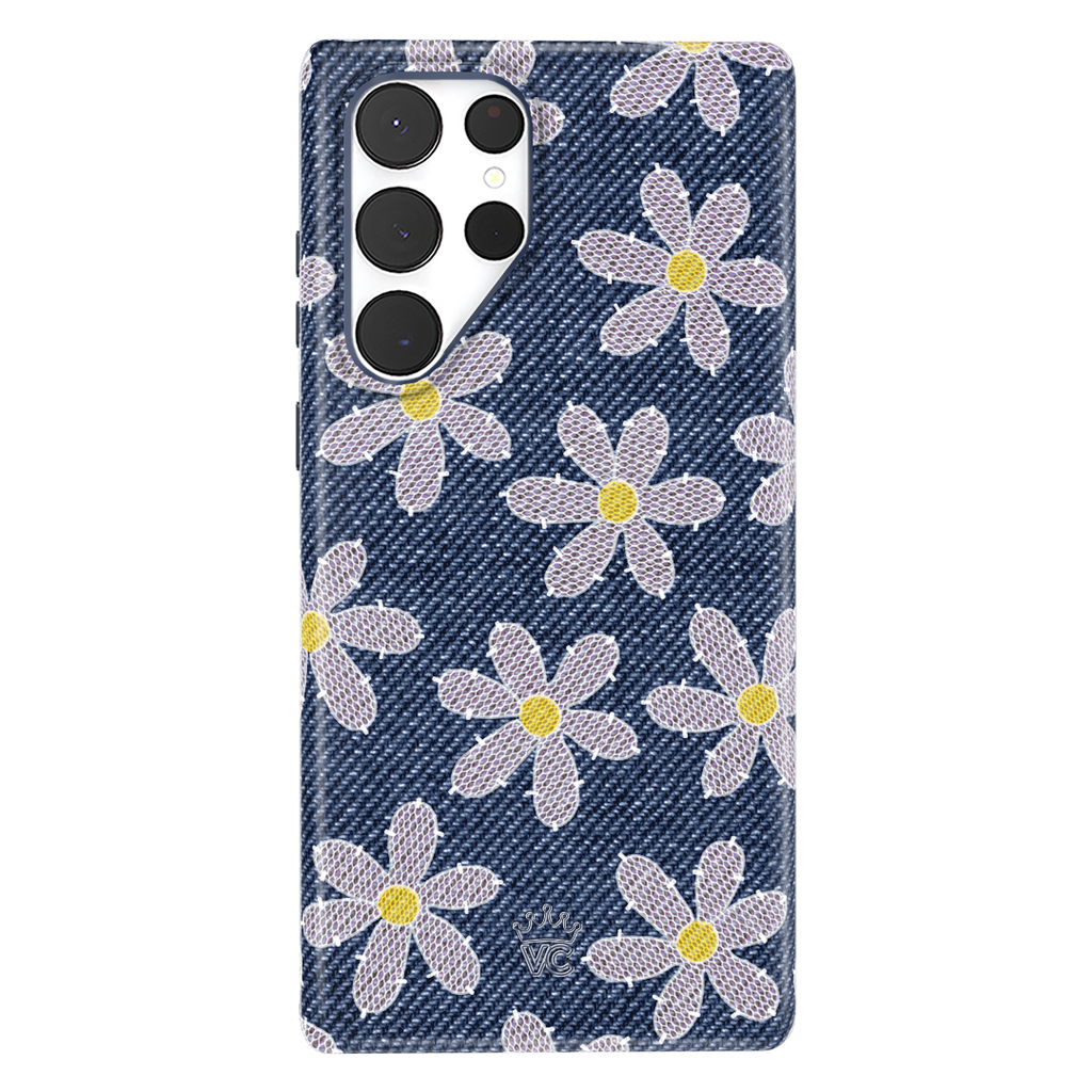 Denim Daisy Samsung Case