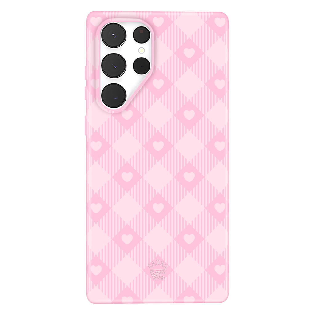 Dolly Pink Gingham Samsung Case