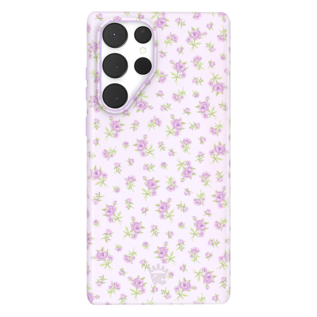 Dainty Lilac Floral Samsung Case