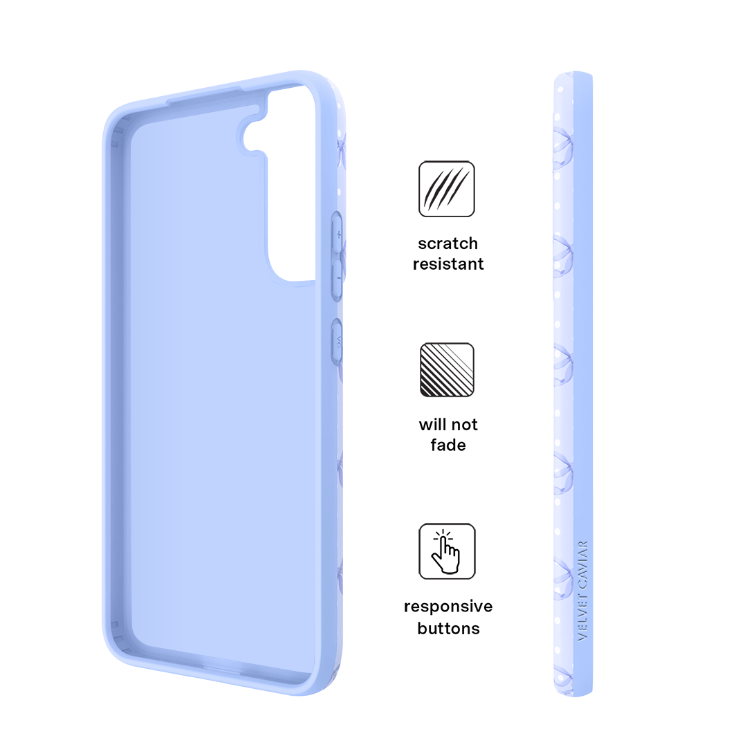 Lovely Blue Bows Samsung Case