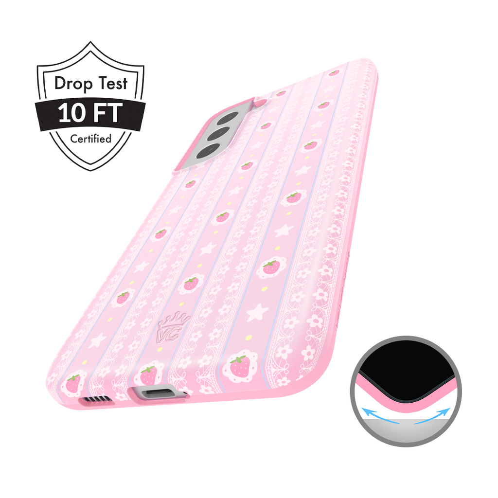 Strawberry Macaron Samsung Case