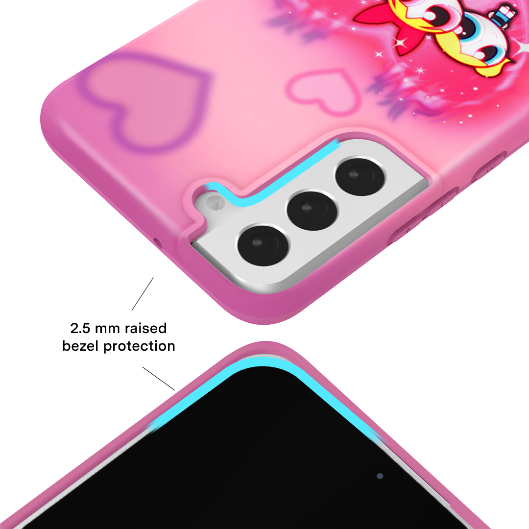The Powerpuff Girls Airbrush Hearts Samsung Case