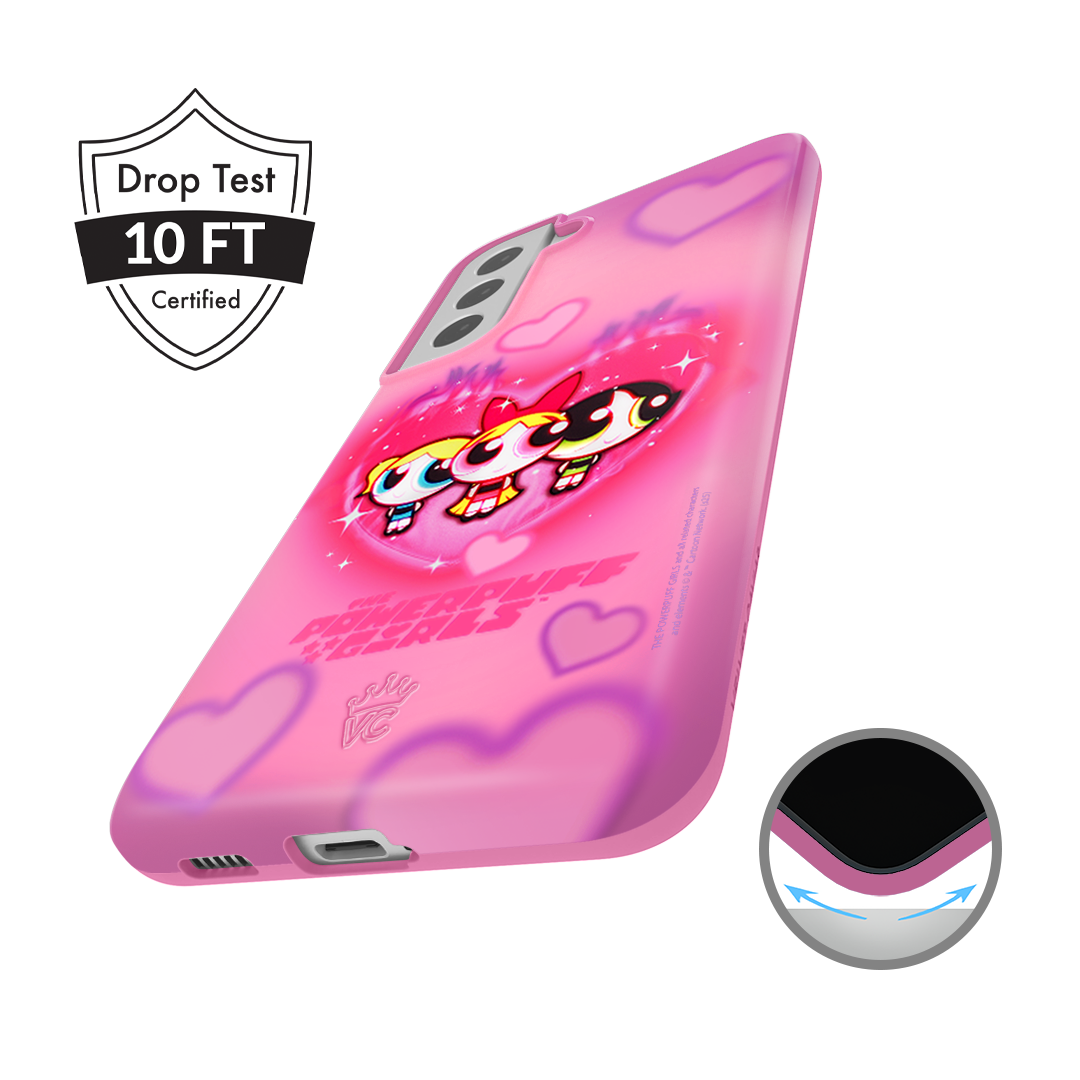 The Powerpuff Girls Airbrush Hearts Samsung Case