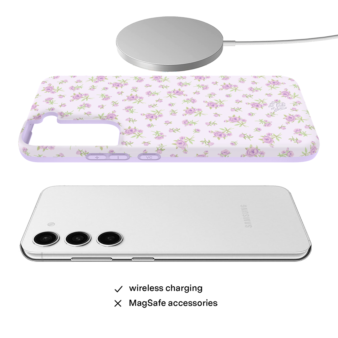 Dainty Lilac Floral Samsung Case