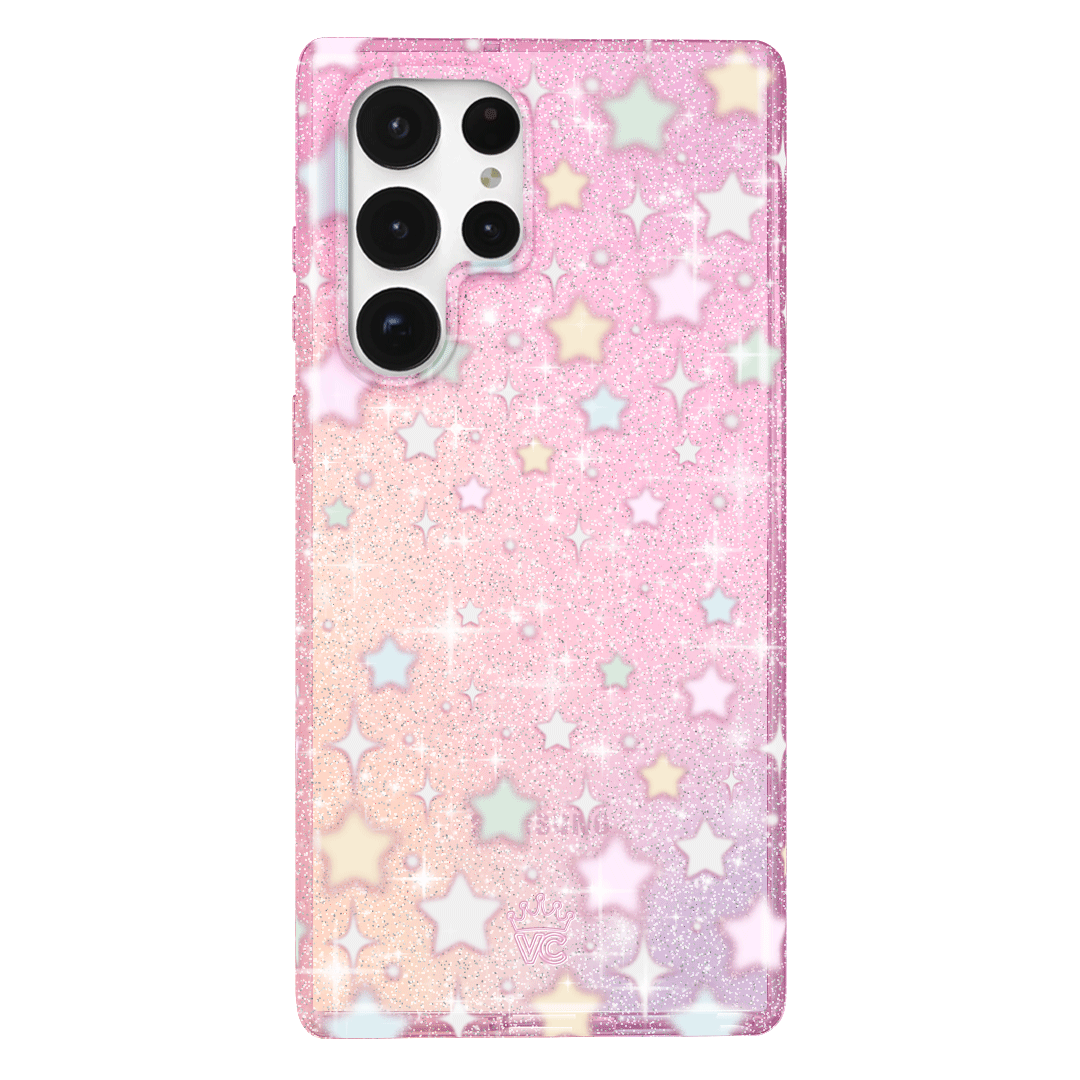 Falling Star Glitter Samsung Case