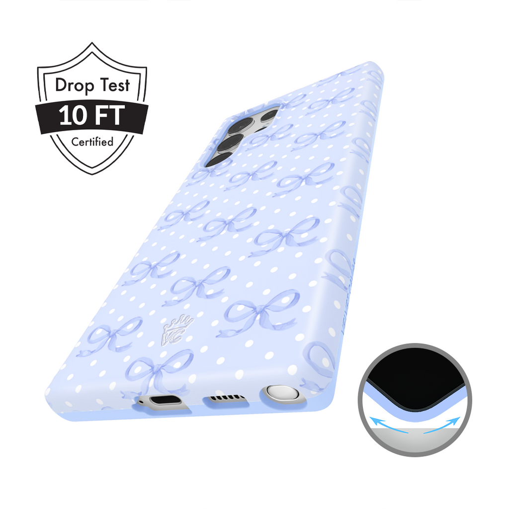 Lovely Blue Bows Samsung Case