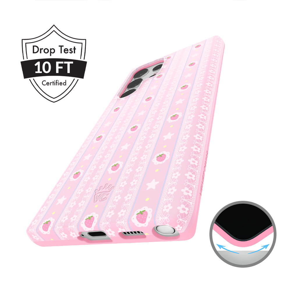 Strawberry Macaron Samsung Case