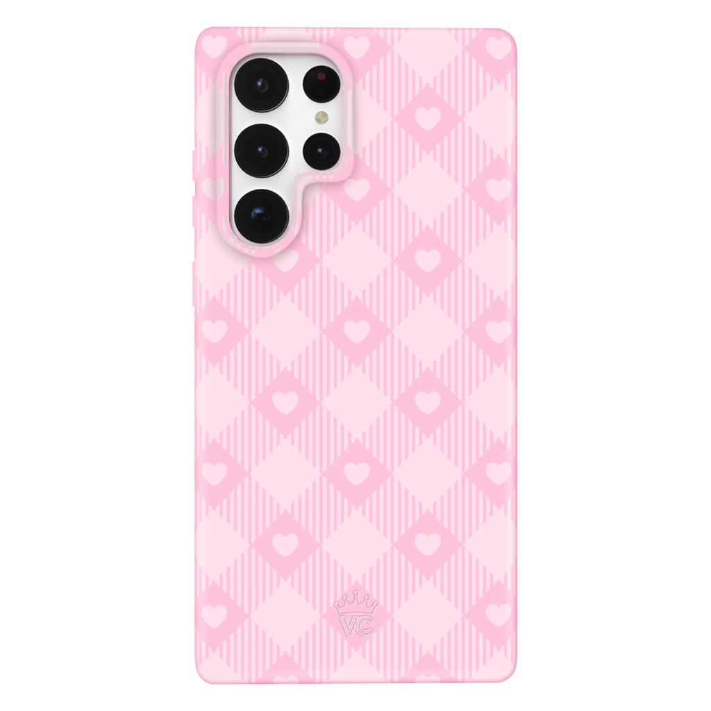 Dolly Pink Gingham Samsung Case
