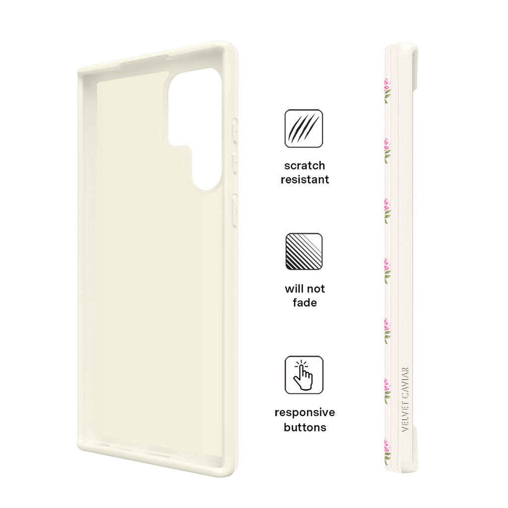 Pink Peony Floral Samsung Case
