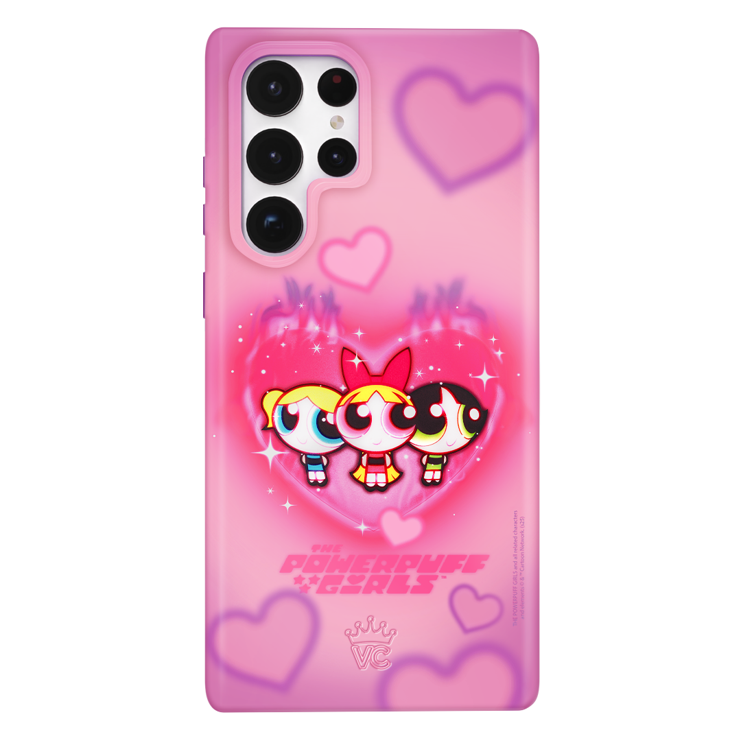 The Powerpuff Girls Airbrush Hearts Samsung Case