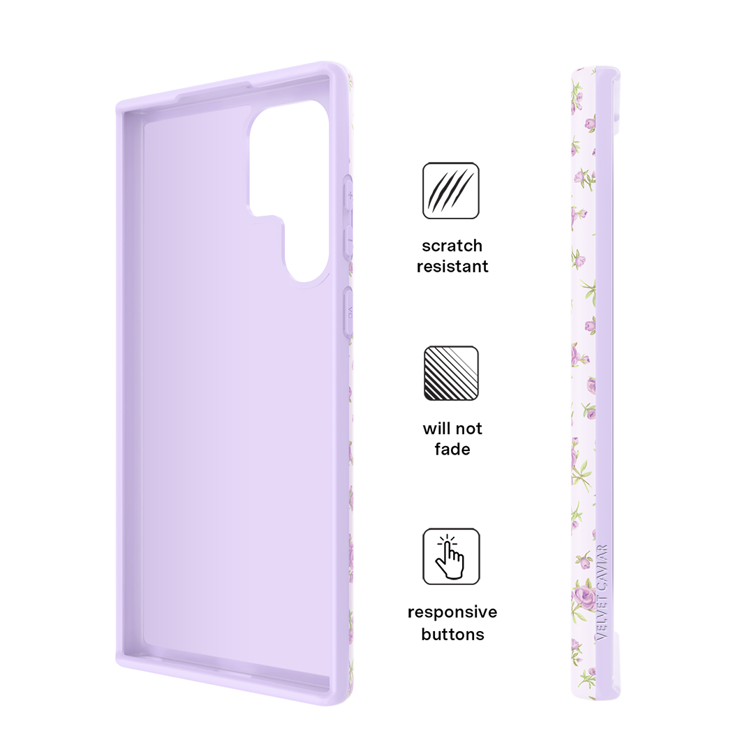 Dainty Lilac Floral Samsung Case