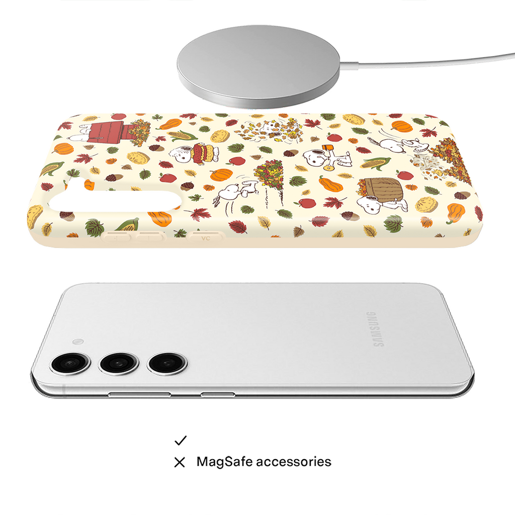 Snoopy Autumn Leaves Samsung Case
