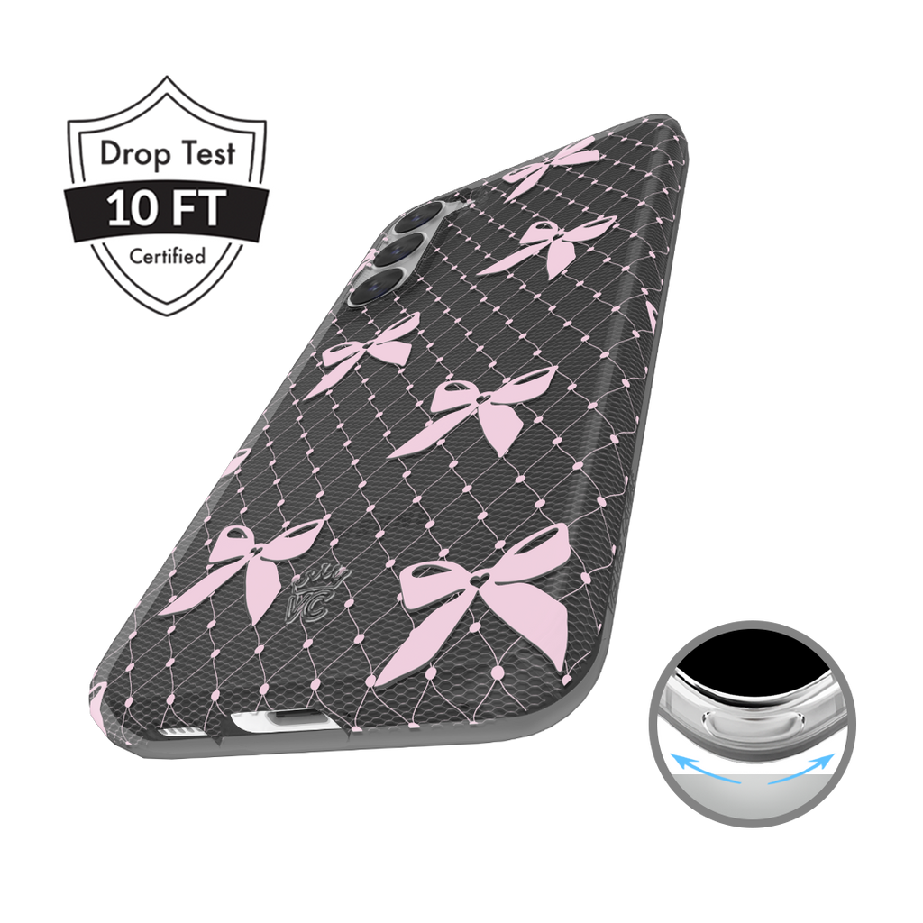 Lacy Pink Bows Samsung Case
