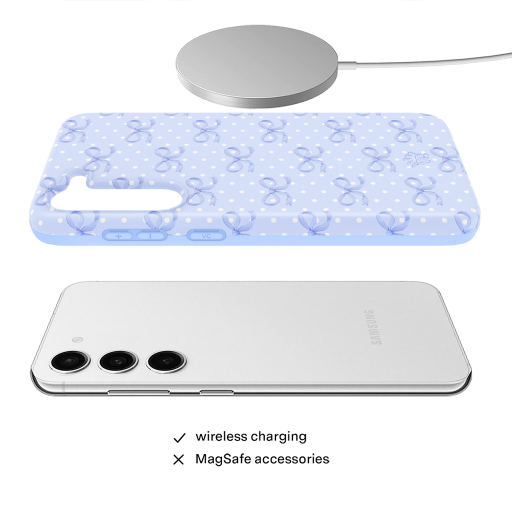 Lovely Blue Bows Samsung Case
