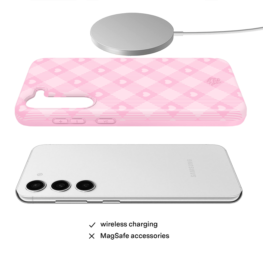 Dolly Pink Gingham Samsung Case