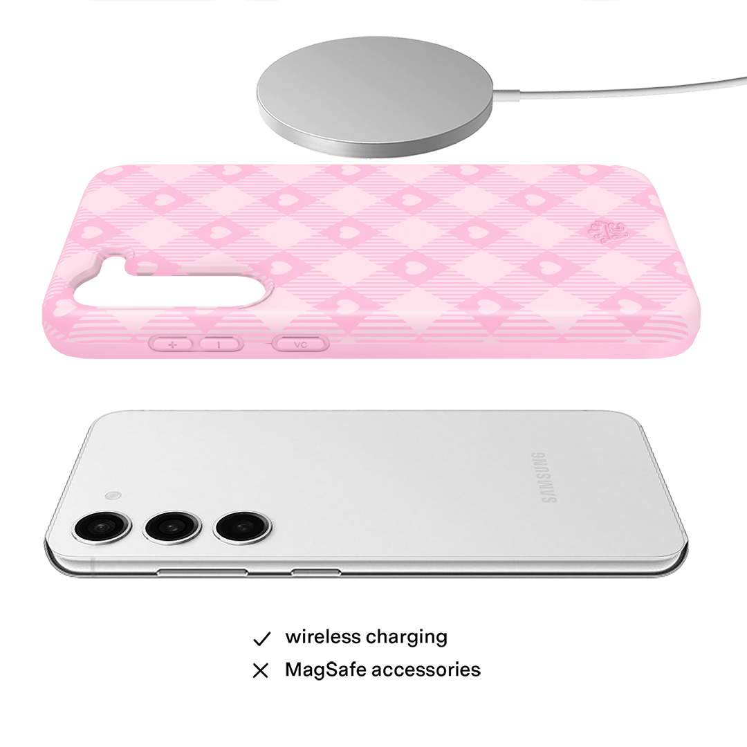 Dolly Pink Gingham Samsung Case