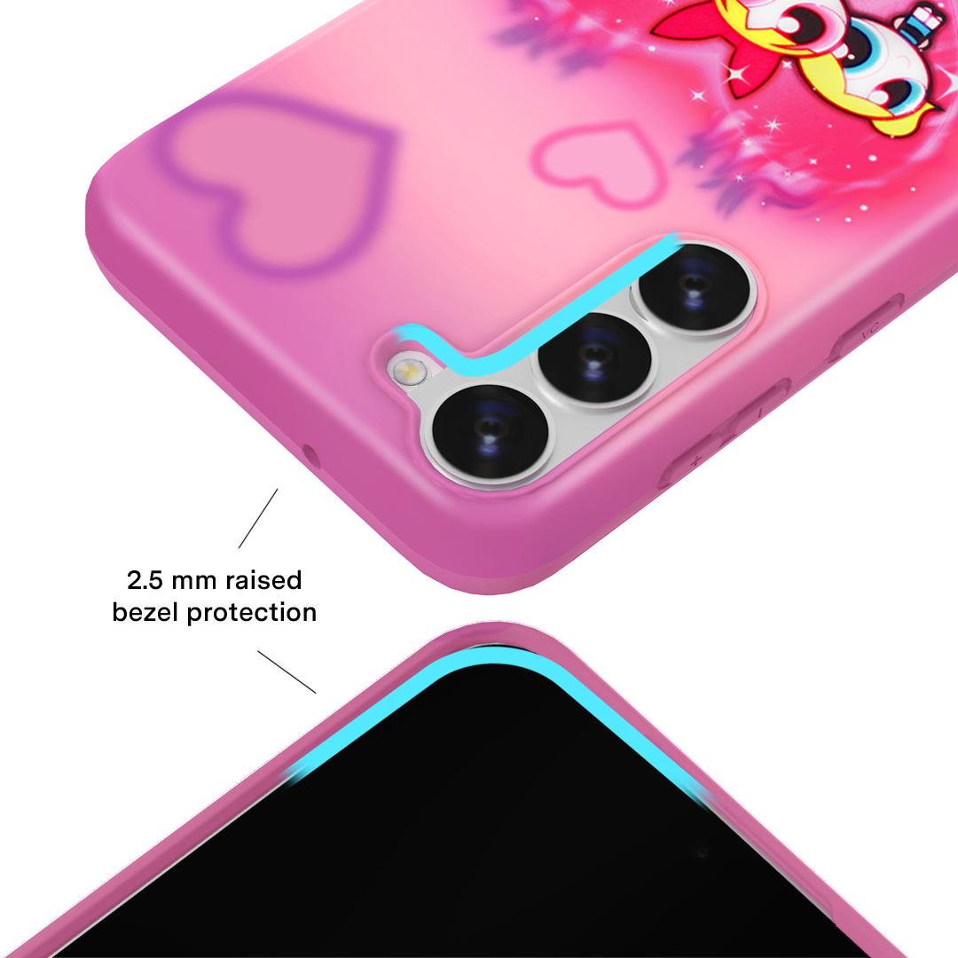 The Powerpuff Girls Airbrush Hearts Samsung Case